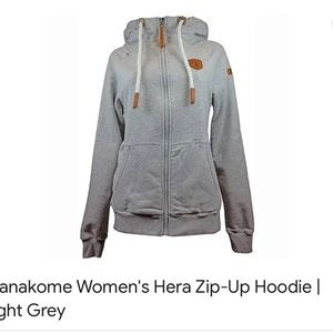 Wanakome zip up hoodie